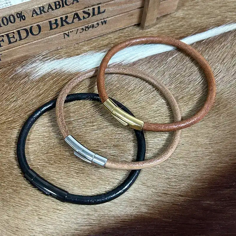 Collier Elégant En Cuir Véritable Pour Chat