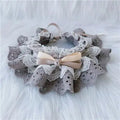 Collier pour Chien Dentelle Gris