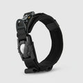 Collier pour grand chien avec poignée en nylon noir résistant avec fermeture sécurisée Oscar et Plume