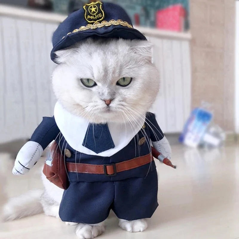 Costume Chat Policier
