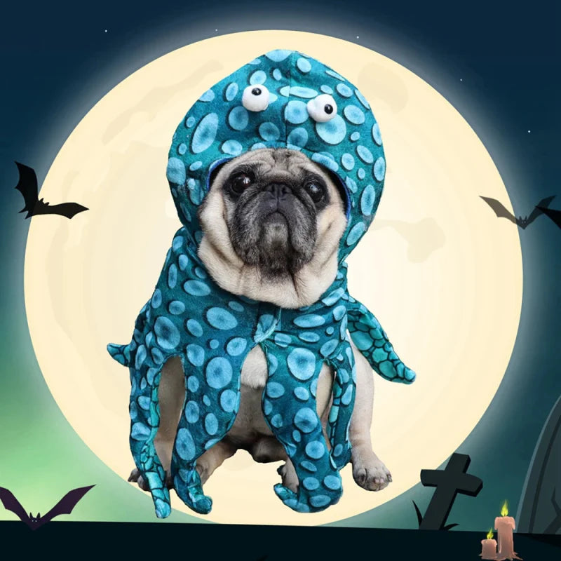 Costume Chien Drole Pieuvre
