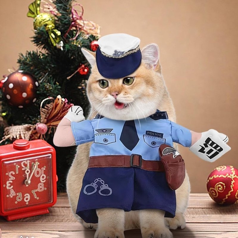 Costume Police pour Chat
