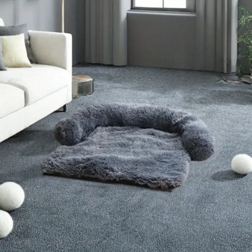 coussin à chat anti stress foncé