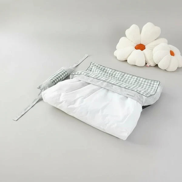 Coussin déhoussable en coton avec oreiller - Les Bonnes Affaires