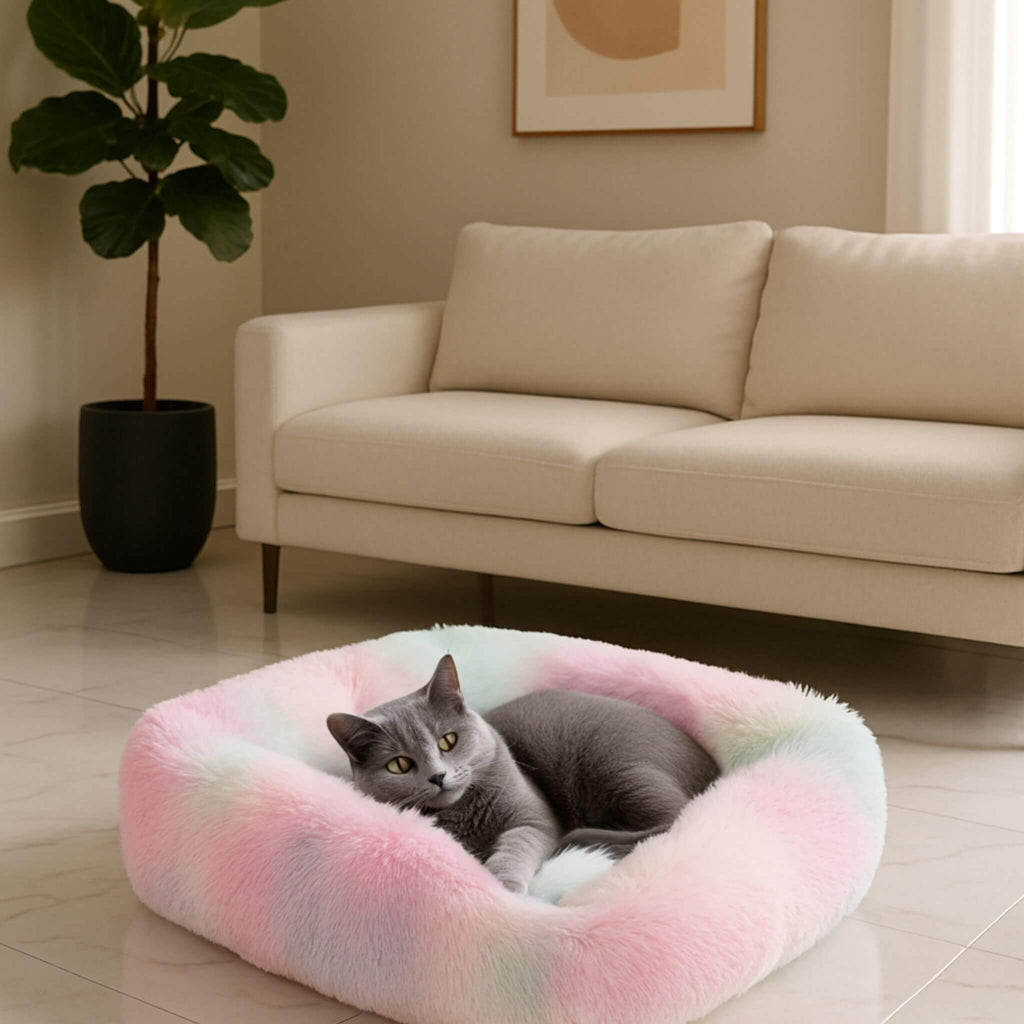 coussin pour chats apaisant