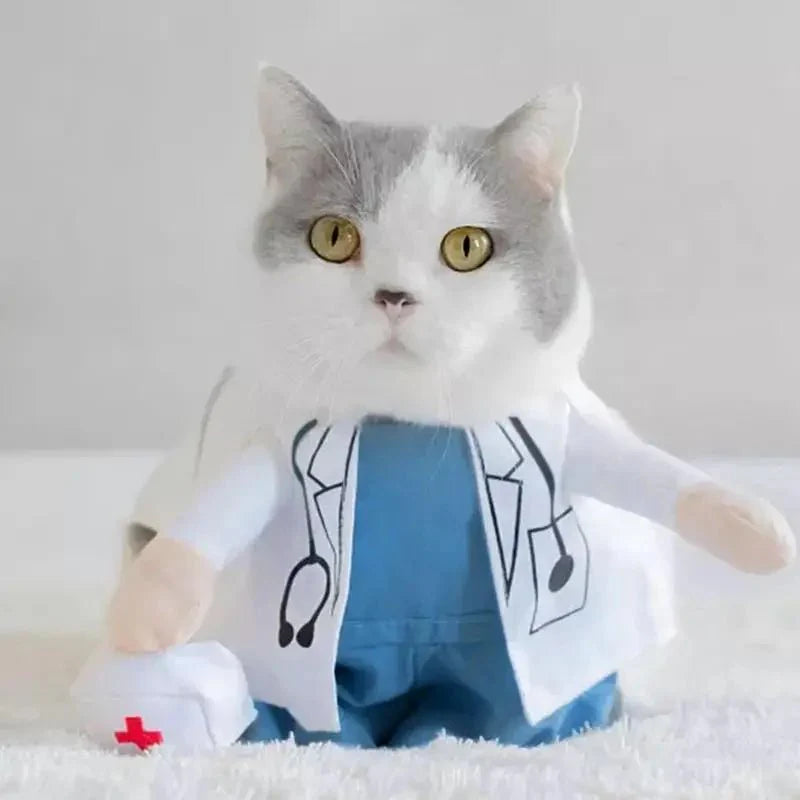 Déguisement Docteur pour Chat