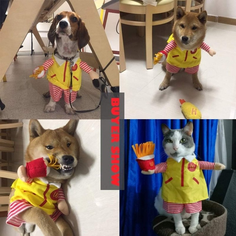 Déguisement Macdo / KFC pour Chat