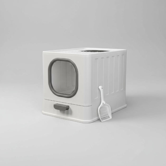 Bac à Litière Design Chat Moderne et Pratique