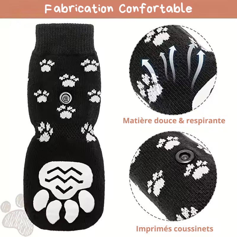 Chaussette pour Chien Parquet Antidérapant