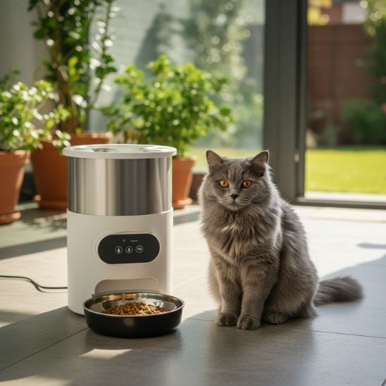 Distributeur croquettes chat automatique | Ration Idéale
