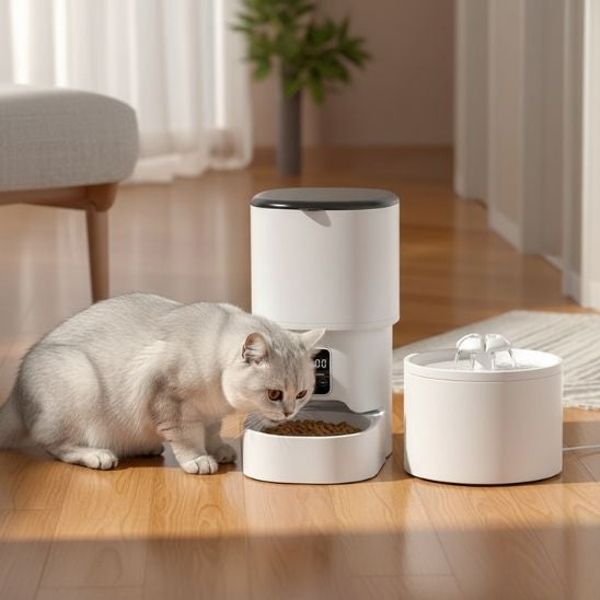 Distributeur de croquettes automatique chat | Croq’Automate
