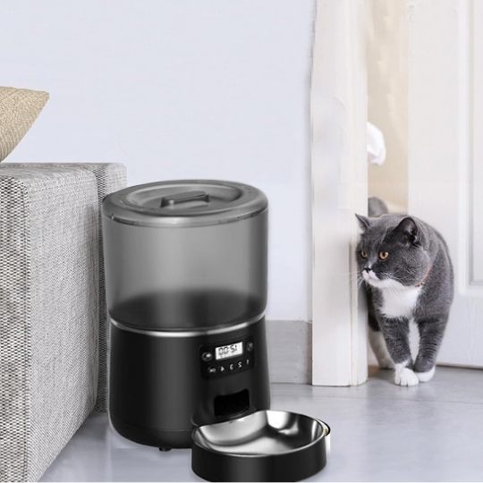 distributeur de croquettes chat automatique