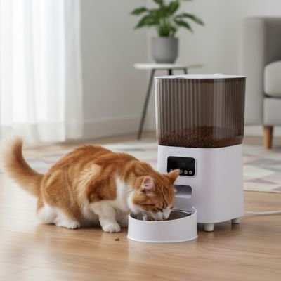 Distributeur de croquettes pour chat automatique | Le Distri’Chat