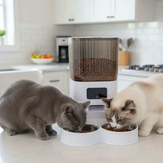 Distributeur de croquettes pour chat automatique | Le Distri’Chat