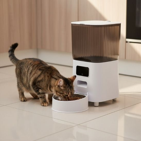 Distributeur de croquettes pour chat automatique | Le Distri’Chat