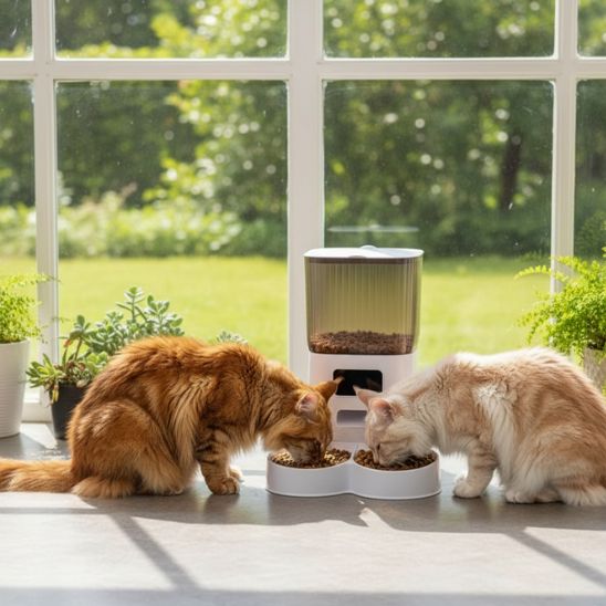 Distributeur de croquettes pour chat automatique | Le Distri’Chat
