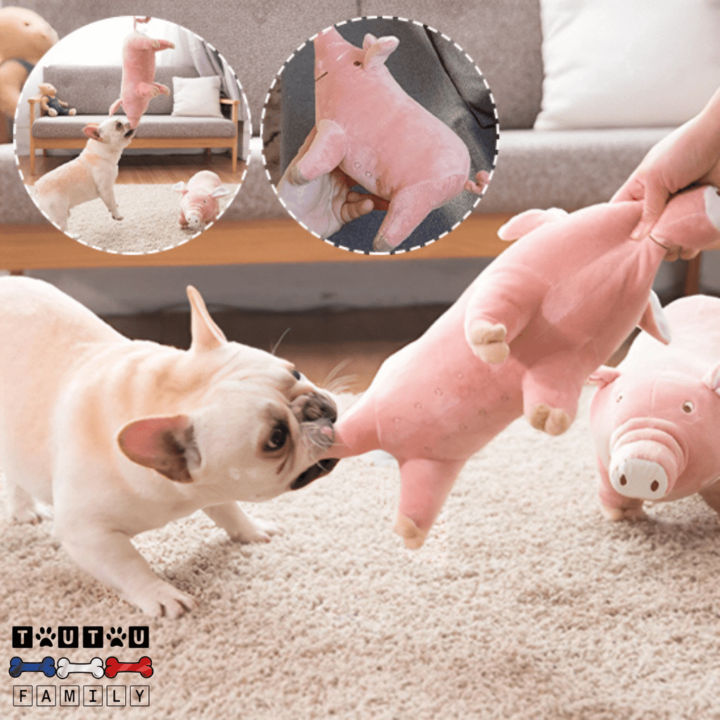 Doudou pour chien Cochon - TendreToutou™