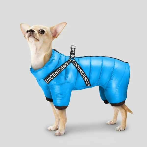 Manteau Imperméable Pour Chien Avec Harnais Intégré Ultra-chaud