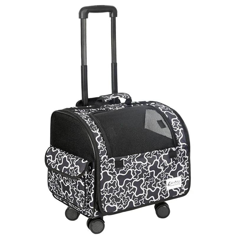 Valise À Roulettes De Voyage Pour Chien Chat
