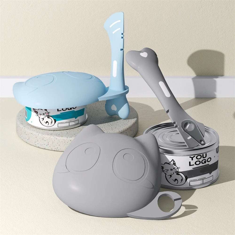 Ensemble Couvercle Et Cuillère En Silicone