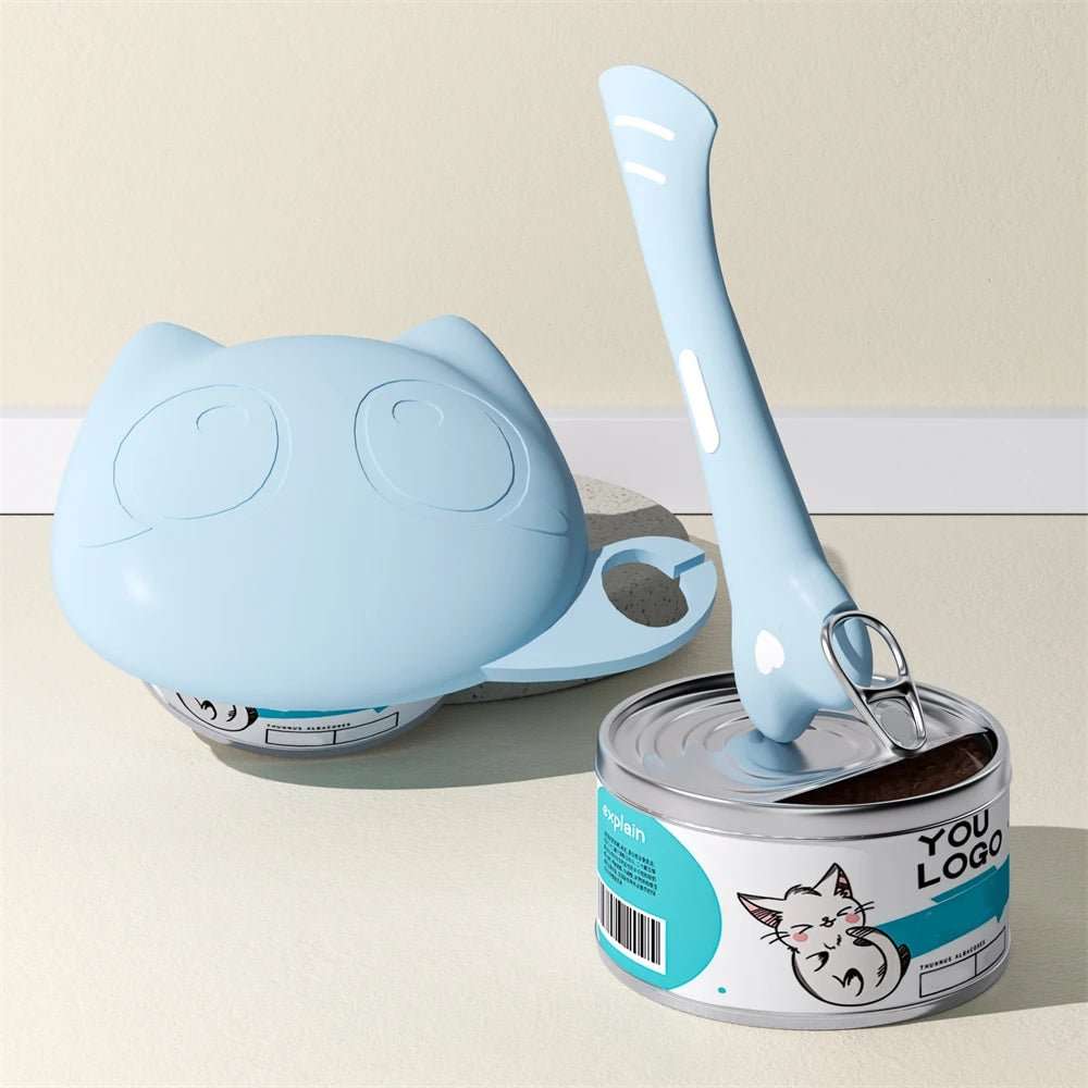 Ensemble Couvercle Et Cuillère En Silicone