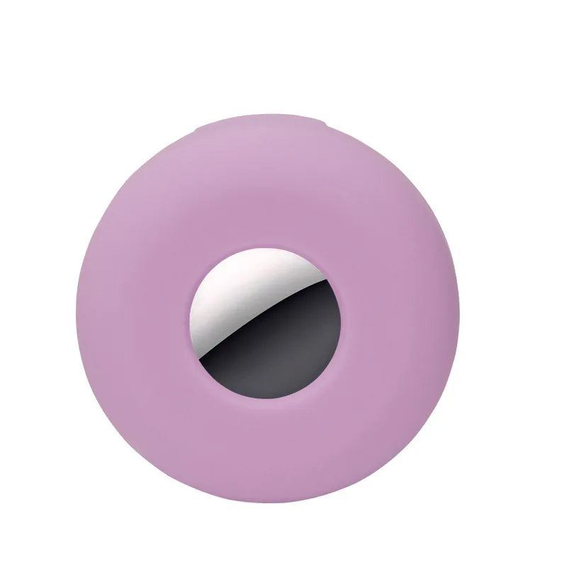 Élégant étui airtag pour chien de couleur rose violet pour localiser facilement votre animal