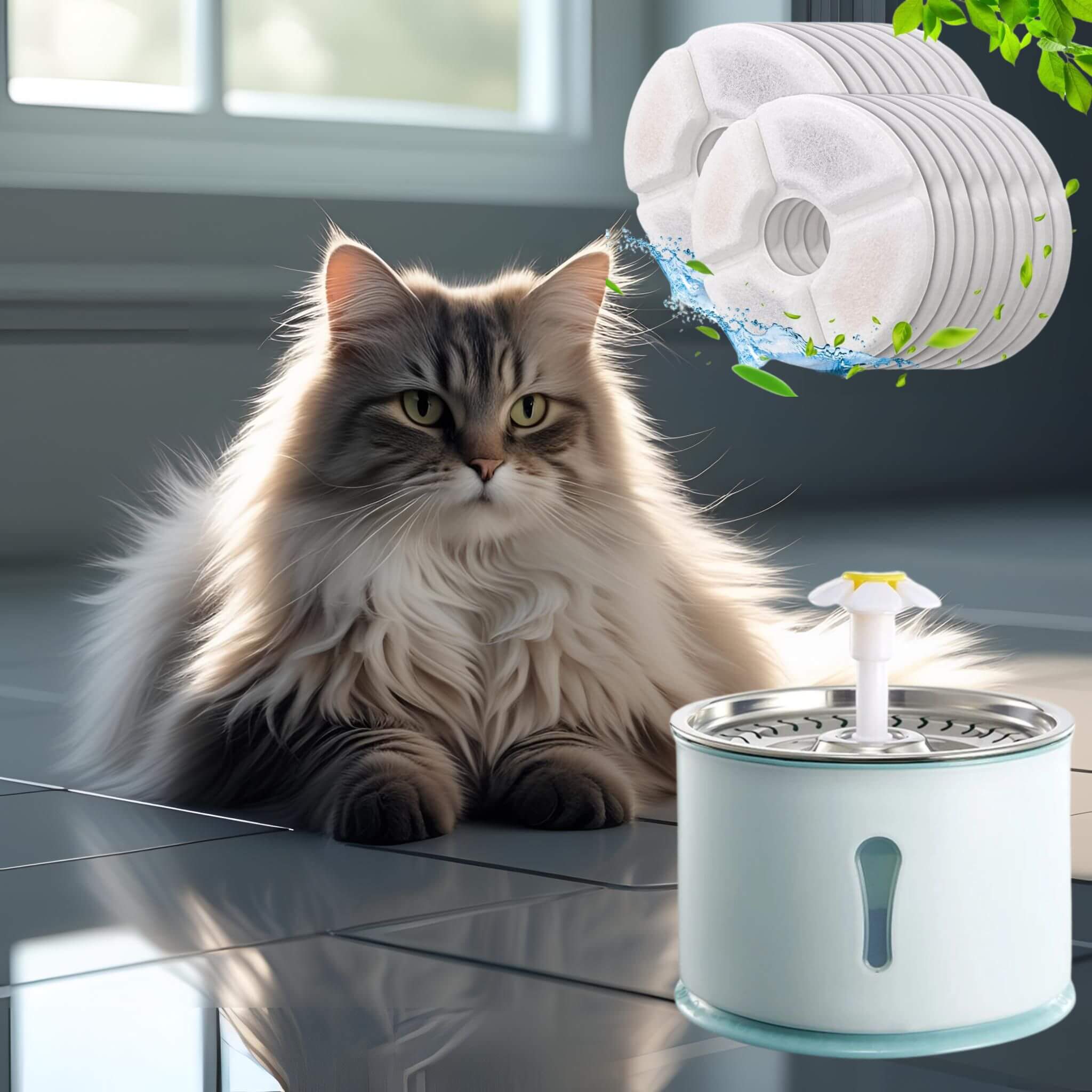filtre fontaine chat Féline