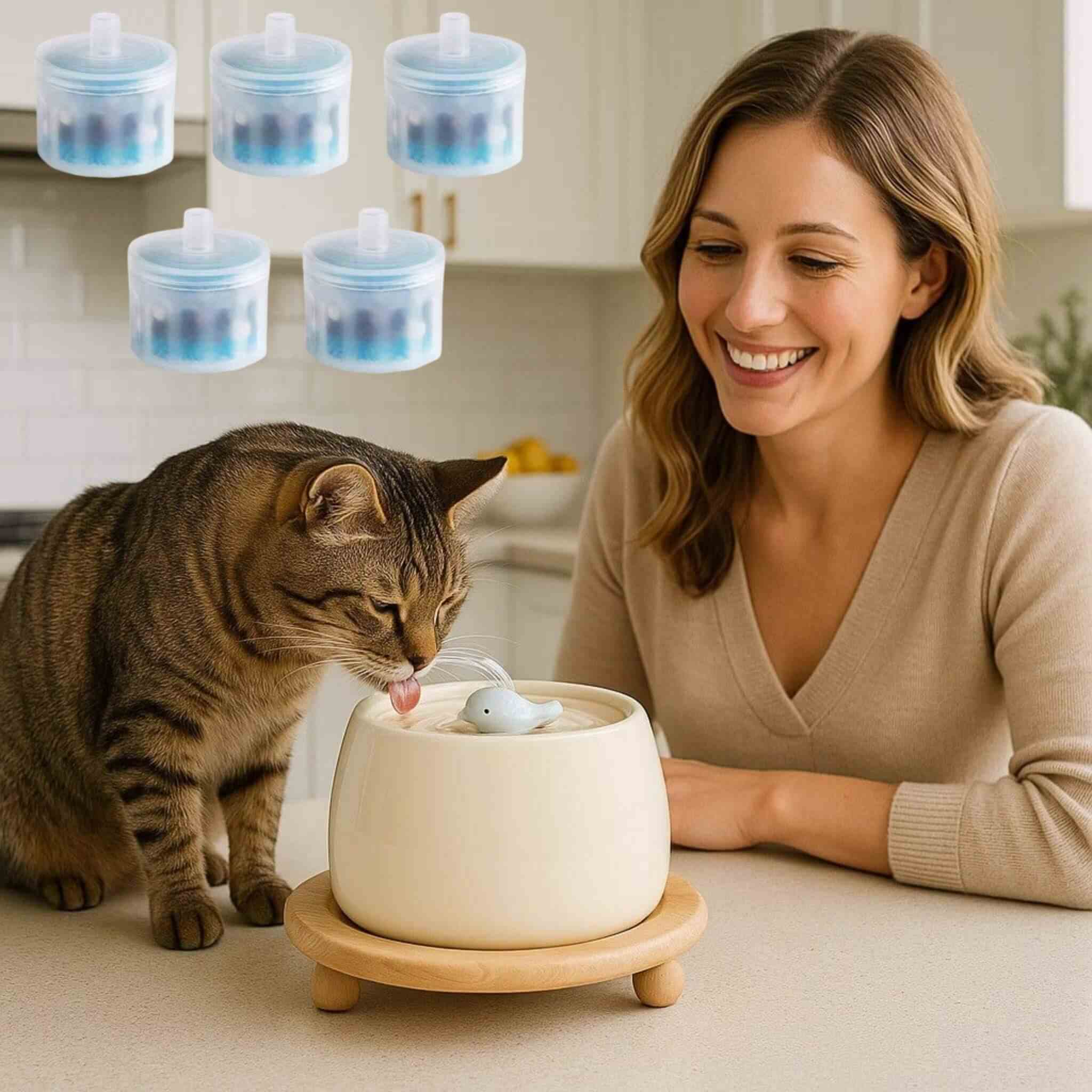 filtre fontaine chat AquaCéramique