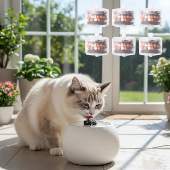 Filtre fontaine chat Céram'Oasis