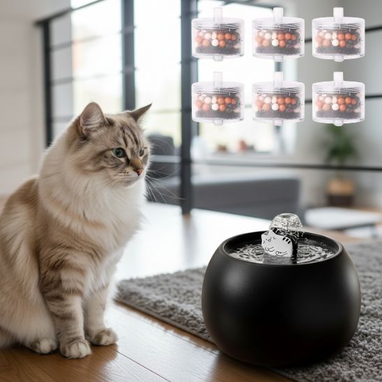 Filtre fontaine chat Céram'Oasis