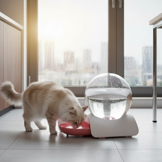 fontaine à chat sans électricité