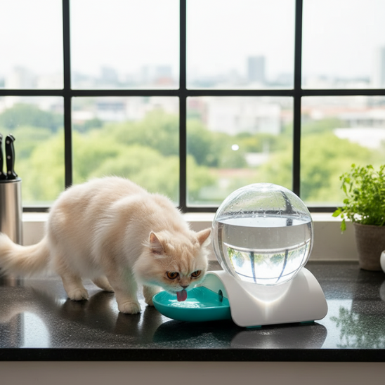fontaine à chat sans électricité