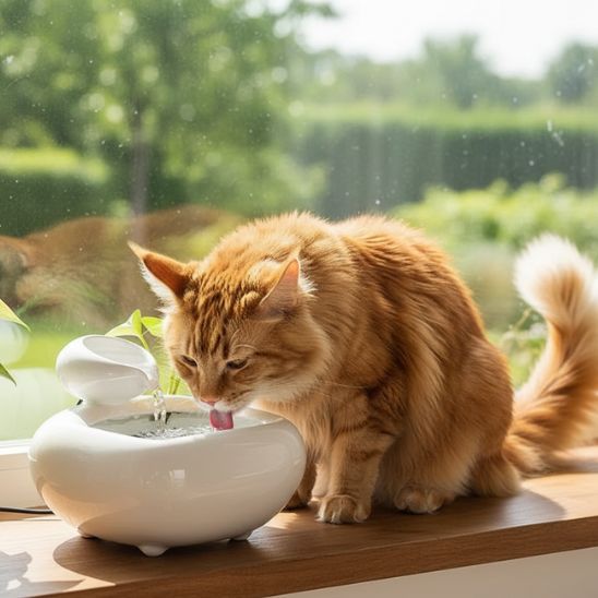 FONTAINE A EAU CHAT CERAMIQUE| Minou Zen