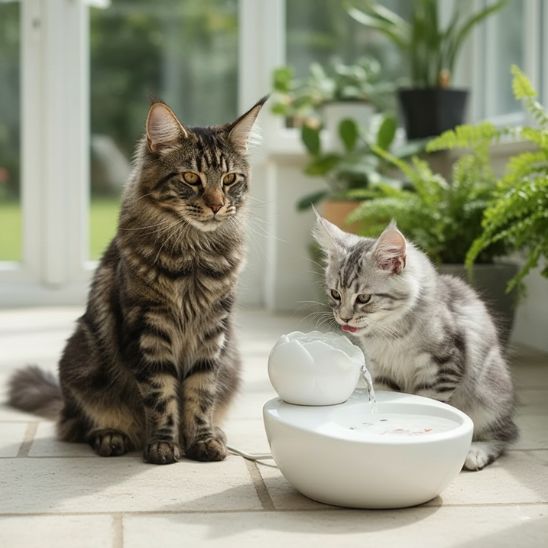 Fontaine à eau chat céramique | Zen Félin