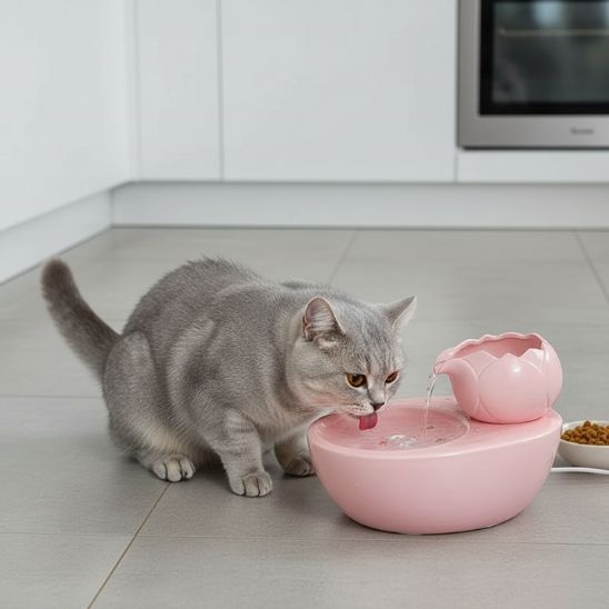 Fontaine à eau chat céramique | Zen Félin