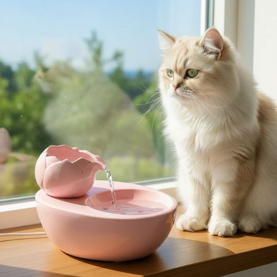 Fontaine à eau chat céramique | Zen Félin