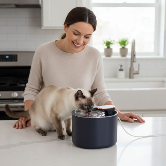 FONTAINE A EAU POUR CHAT | AquaPurr
