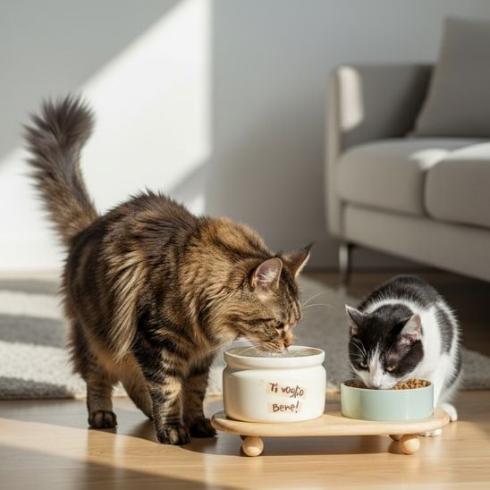 FONTAINE CHAT CERAMIQUE | Duo Céram’Fraîcheur