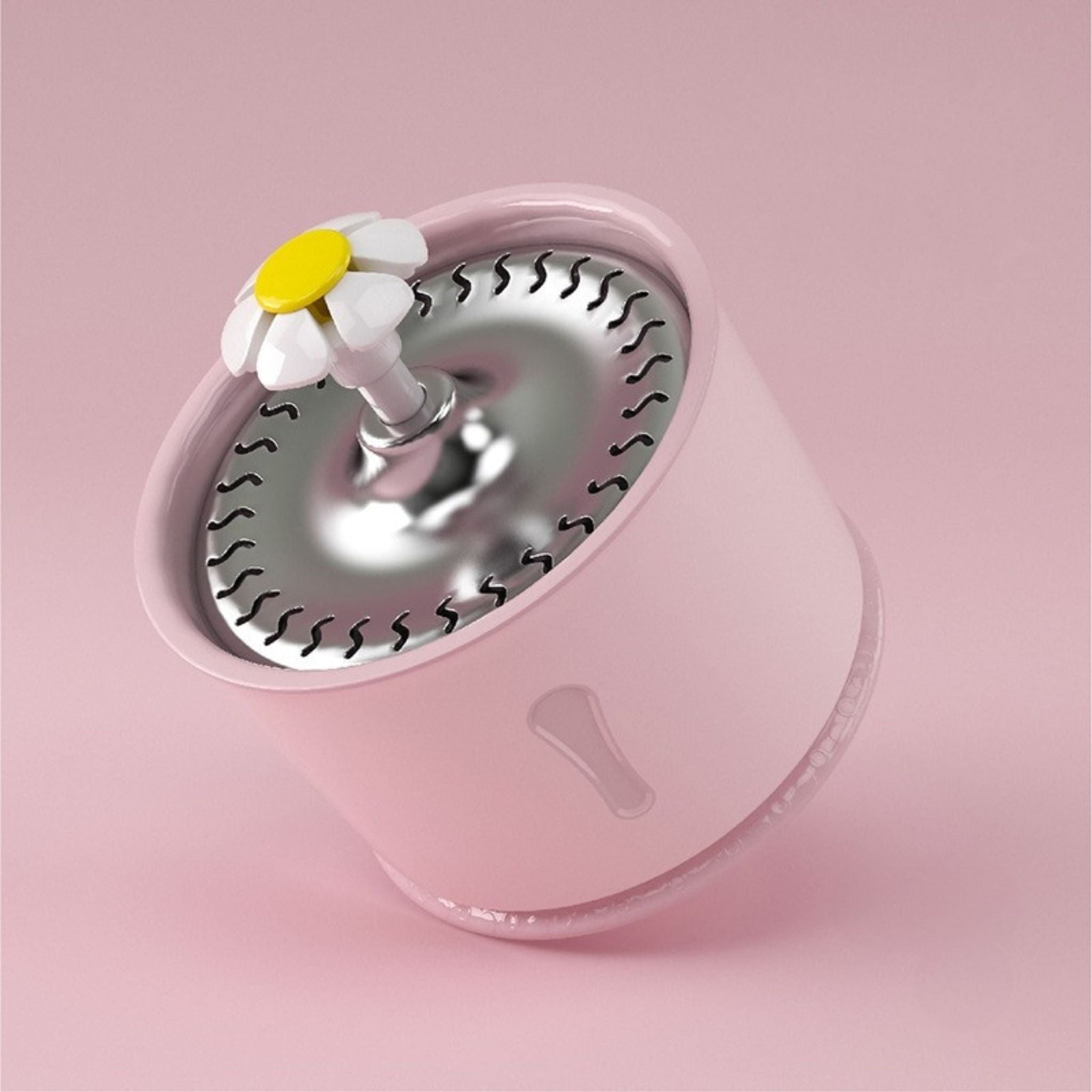 fontaine-eau-chat-feline-inox-rose