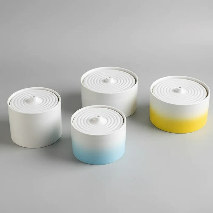 Fontaine à eau pour chat en céramique design : hydratation saine au quotidien