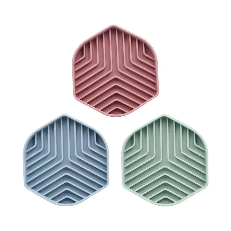 Gamelle anti-glouton en silicone pour chat et chien - Design Oscar et Plume