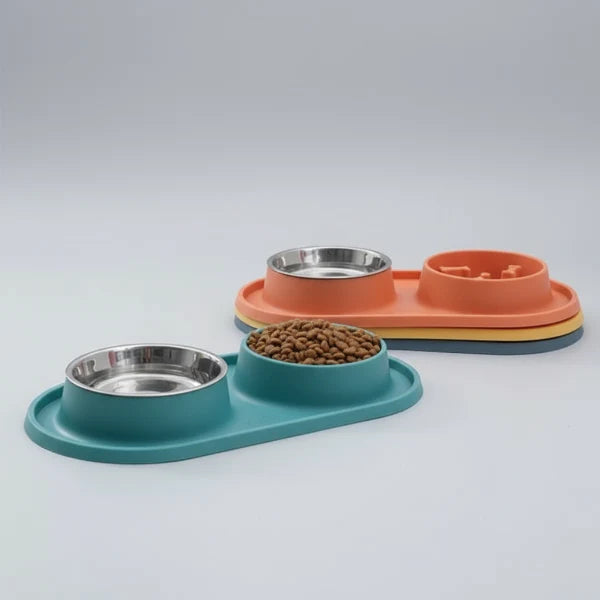 Support Et Gamelle Anti Glouton Pour Chien Et Chat