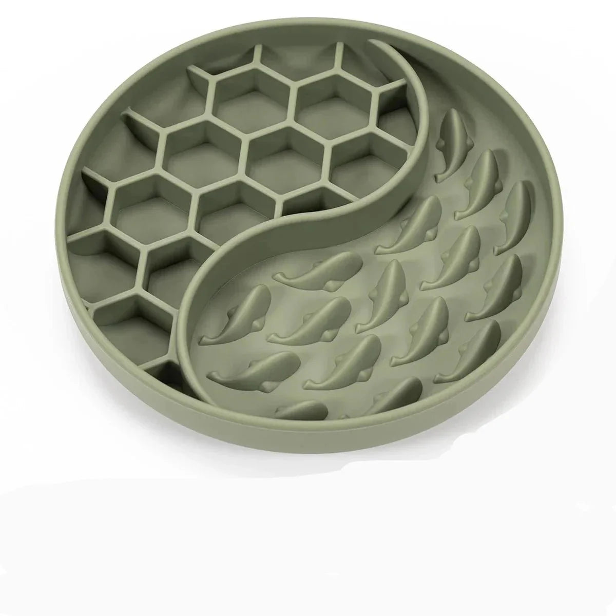 Gamelle anti-glouton silicone pour chien et chat : alimentation lente