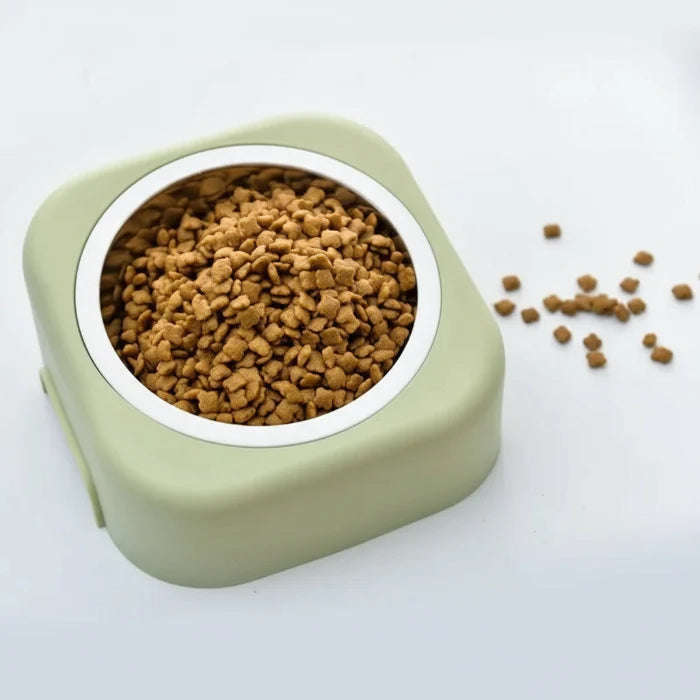 Gamelle d'eau anti-renversement pour chat et chien - Design incliné