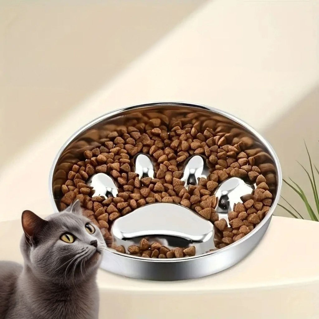 gamelle chat anti glouton | Croquette Contrôlée