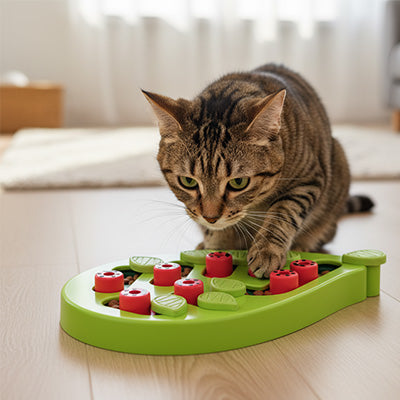 gamelle chat anti glouton | Feuille puzzle