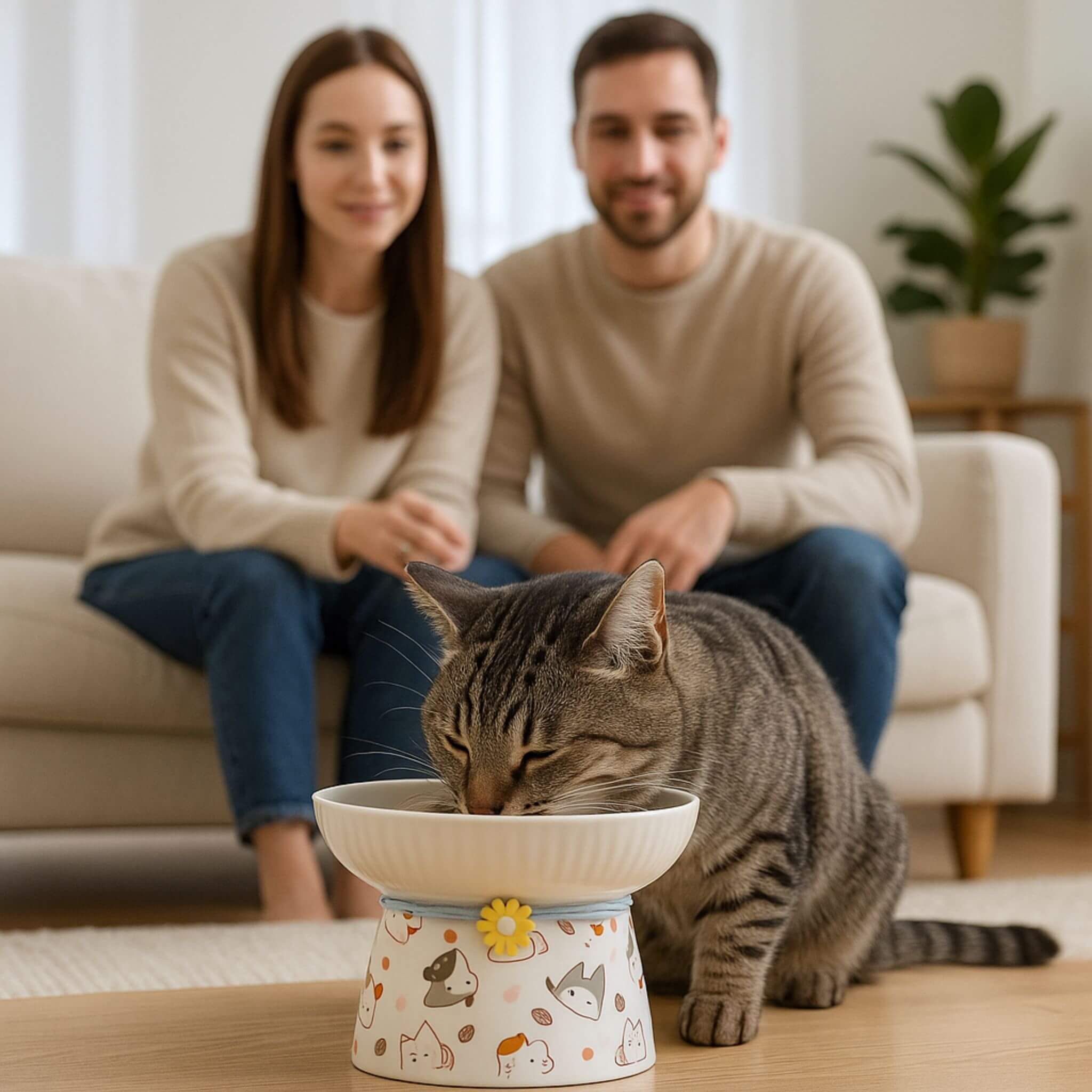 Gamelle chat surélevée | Élévation Gourmande
