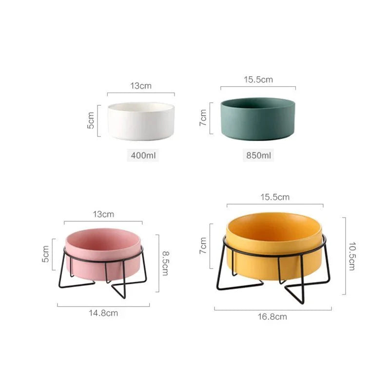 Gamelle Céramique Avec Support Design Pour Chien