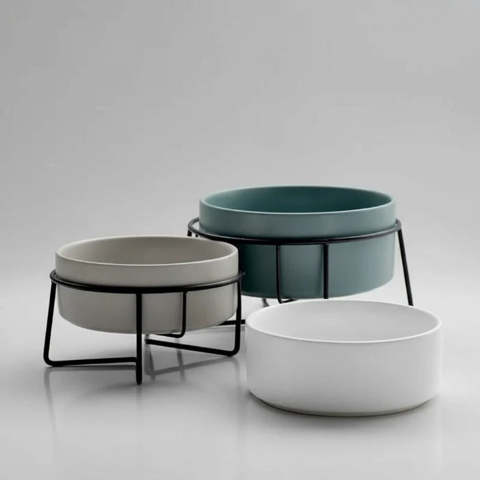 Gamelle Céramique Avec Support Design Pour Chien