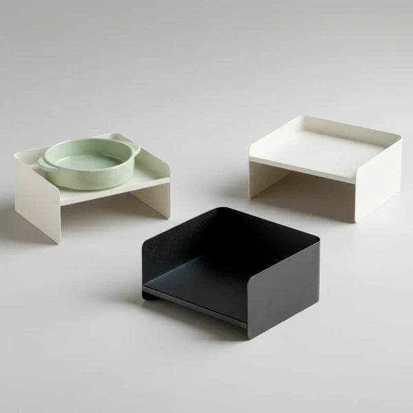 Gamelle Design Avec Support Métallique Pour Chien